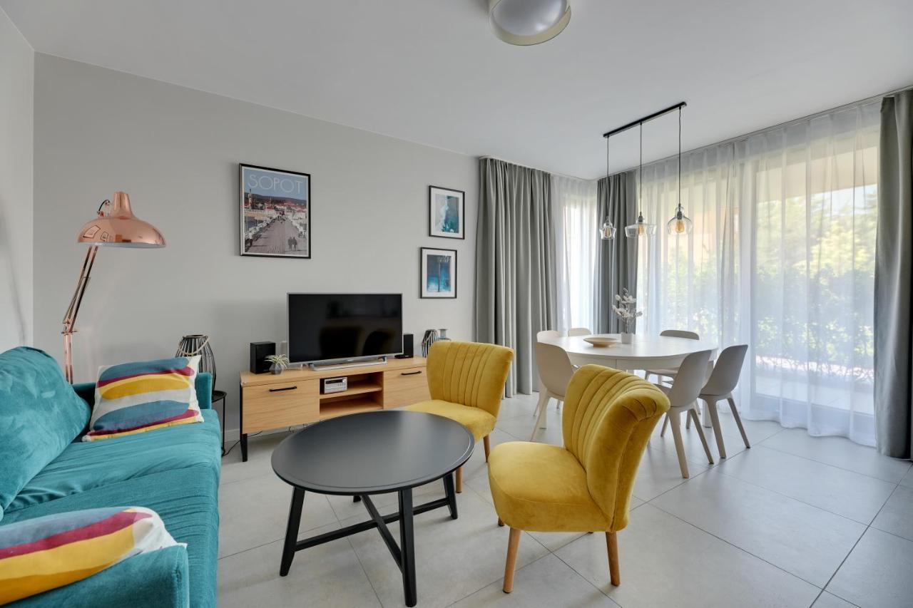 Dom & House - Apartments Okrzei Prime Sopot Bagian luar foto